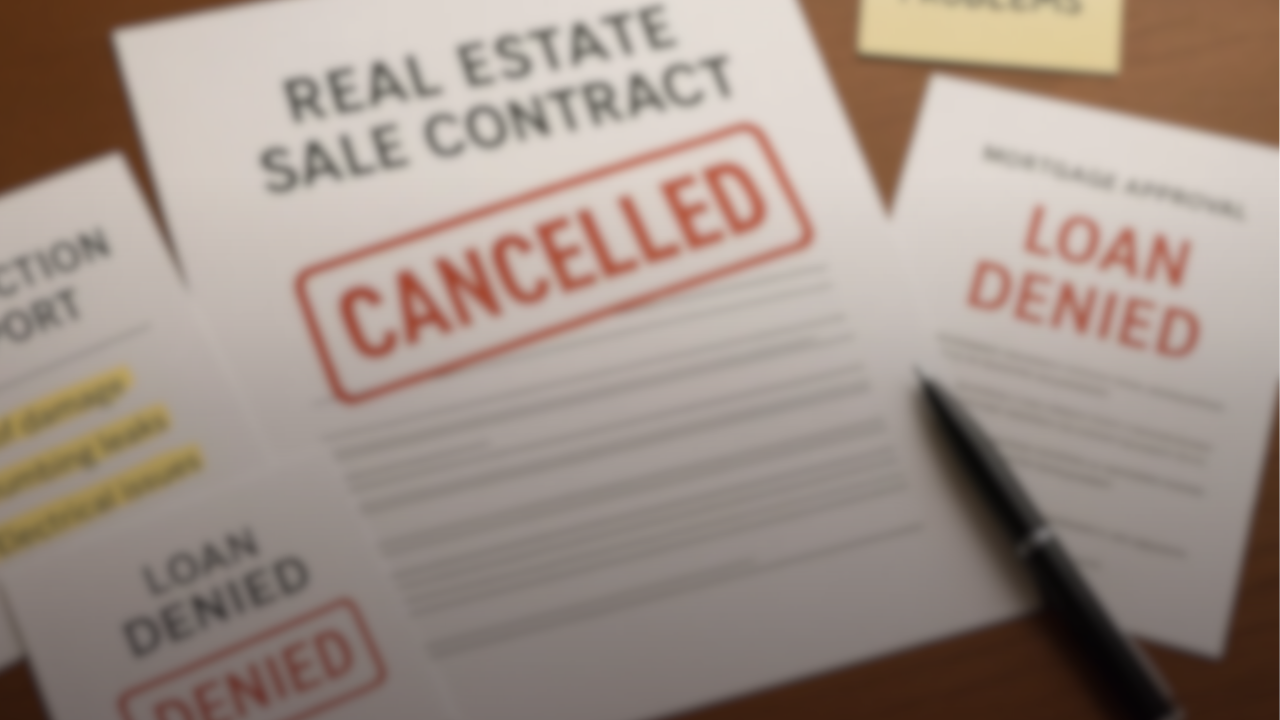 Top Reasons Buyers Cancel a Home Sale